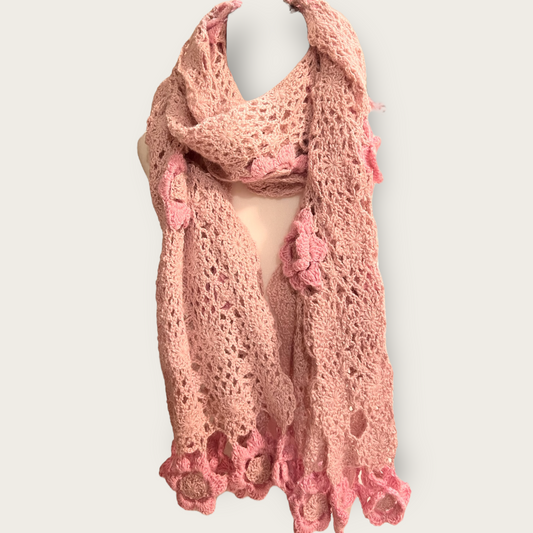 The Pink Roses Scarf