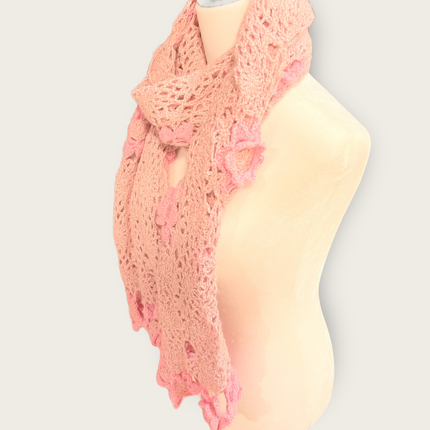 The Pink Roses Scarf