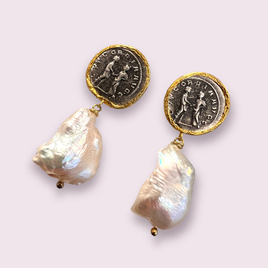 The People Coin Earrings